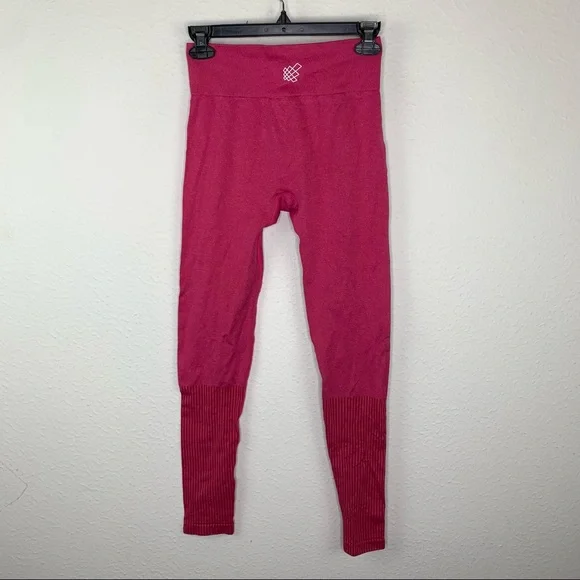 Jed North Seamless Pink Leggings XS F2 G22 - Picture 4 of 6